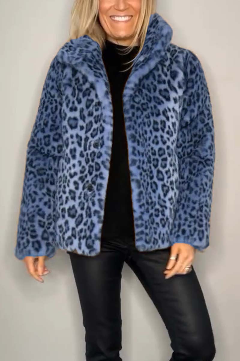 Ashtine™ | Veste Léopard Élégante