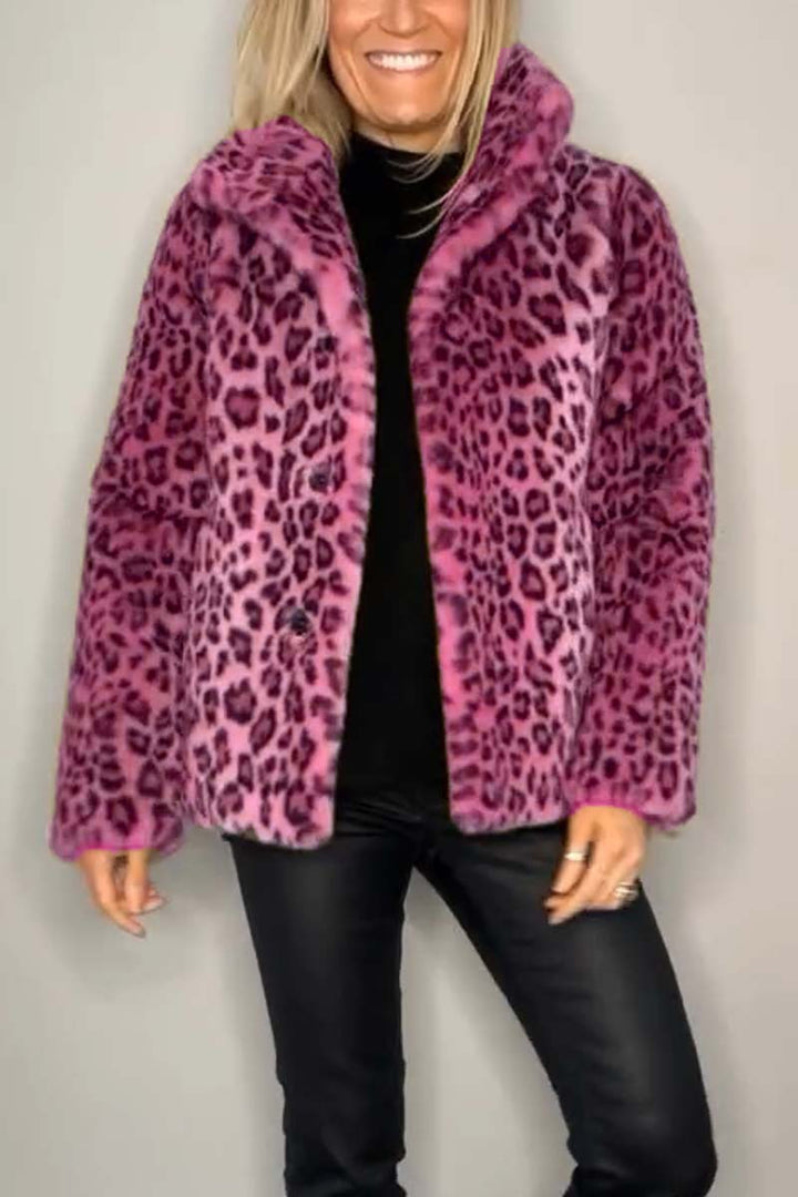 Ashtine™ | Veste Léopard Élégante