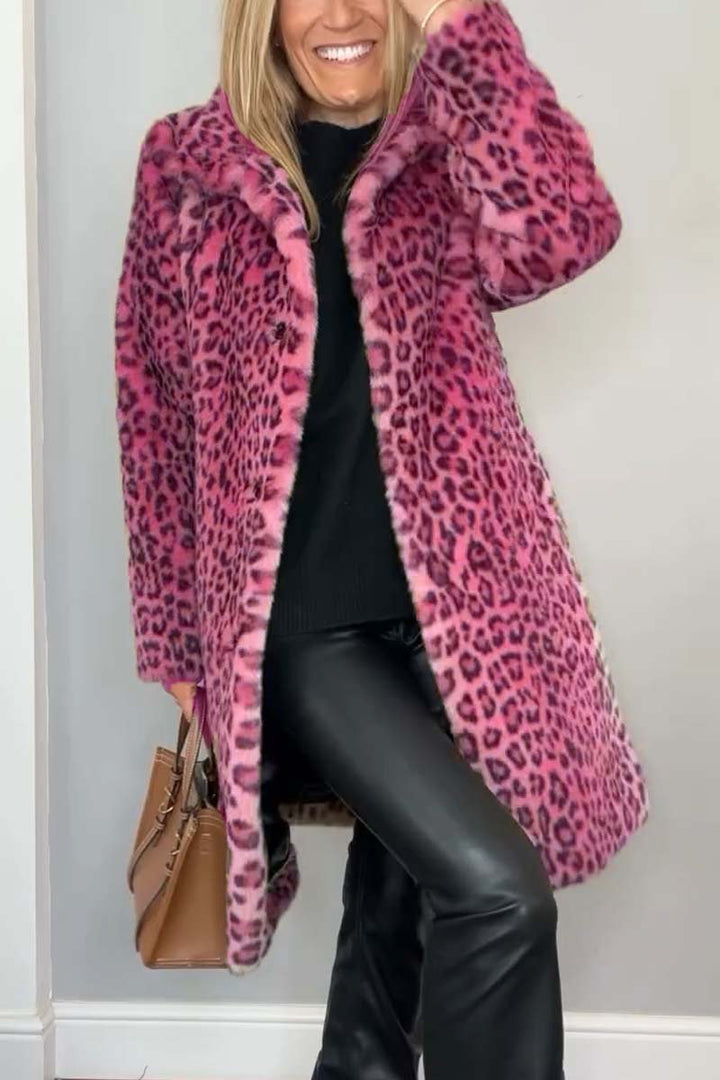 Ashtine™ | Veste Léopard Élégante