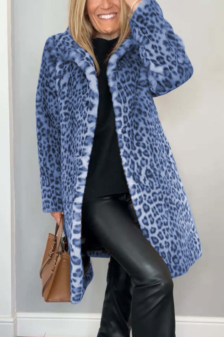 Ashtine™ | Veste Léopard Élégante